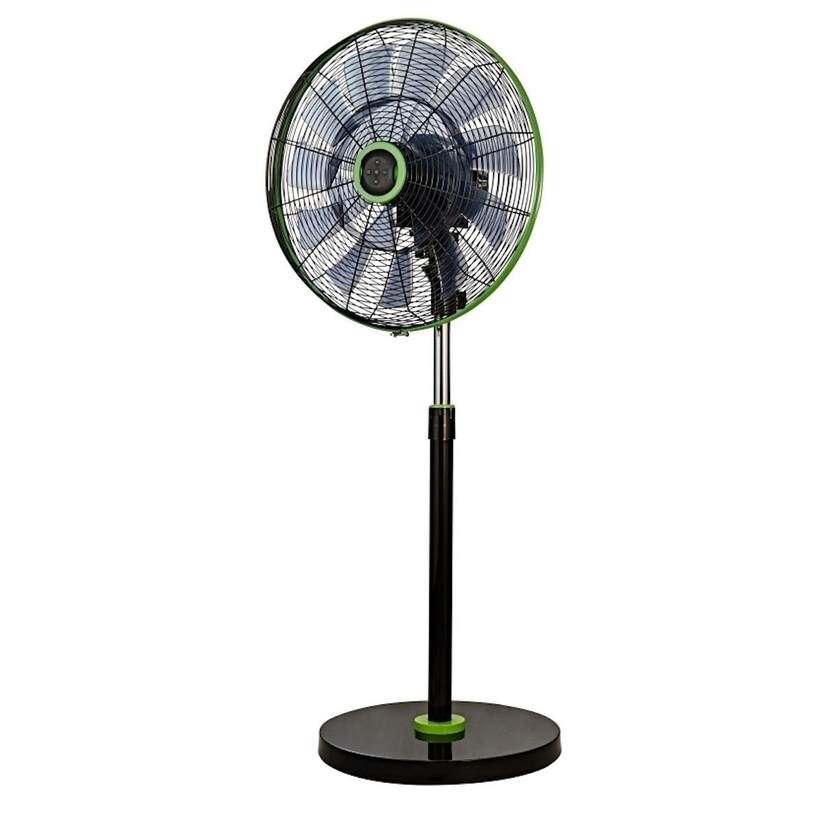 מאוורר עמוד תעשייתי DC עוצמתי וחסכוני עם שלט אלקטרוני